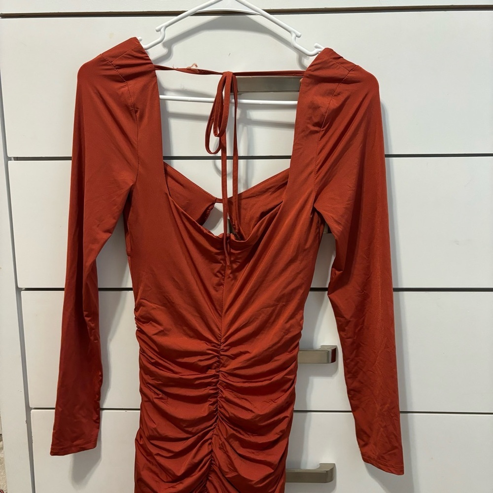 Tiger Mist Entity Dress Rust - Picture 3 of 8